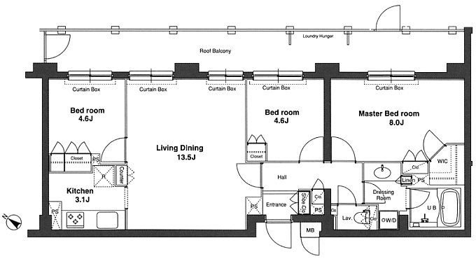 Z5タイプ　間取り図