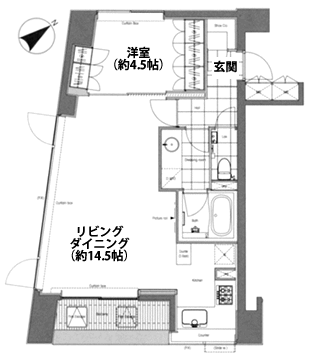 C1タイプ　間取り図