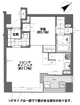 Eタイプ　間取り図