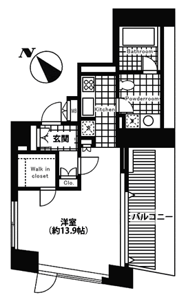 Hタイプ　間取り図