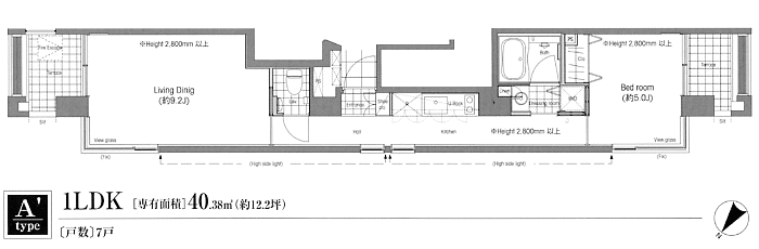 A’タイプ　間取り図