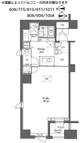 Bタイプ　間取り図