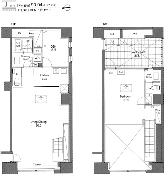 Jタイプ　間取り図