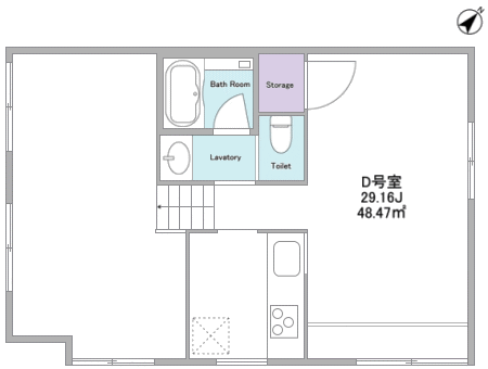 Dタイプ　間取り図
