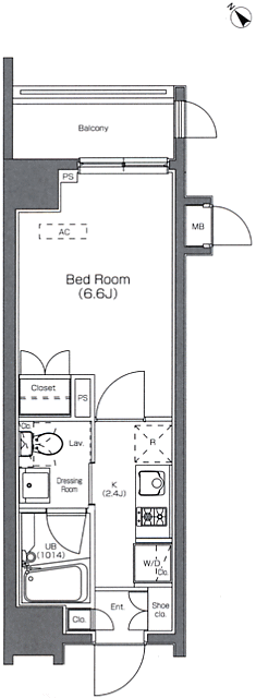 Hタイプ　間取り図