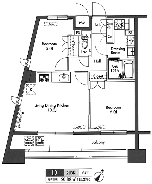 Dタイプ　間取り図