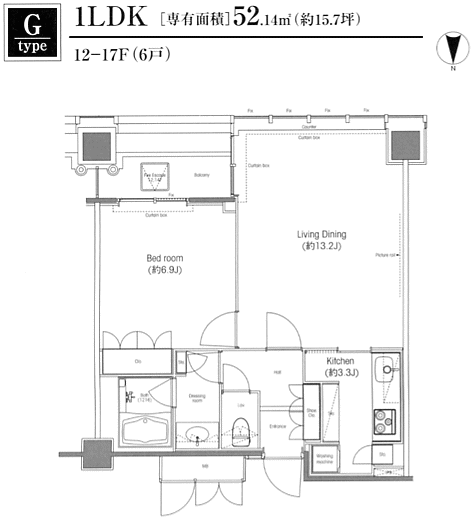 Gタイプ間取り図