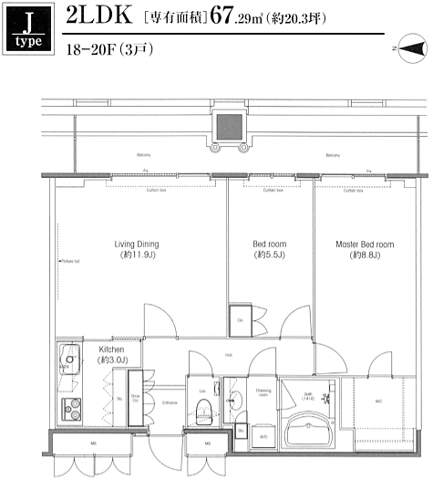 Jタイプ間取り図