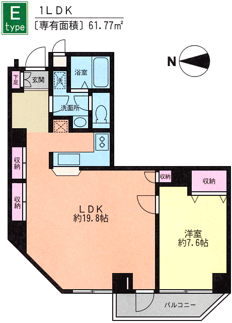 Eタイプ　間取り図