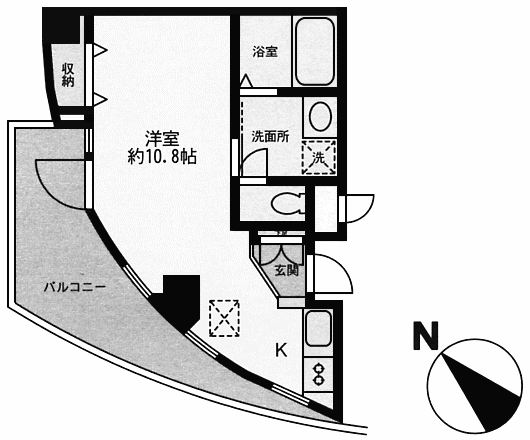 Hタイプ　間取り図