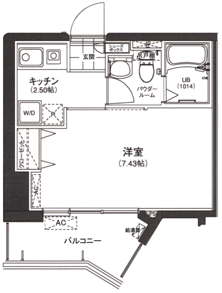 A1タイプ間取り図