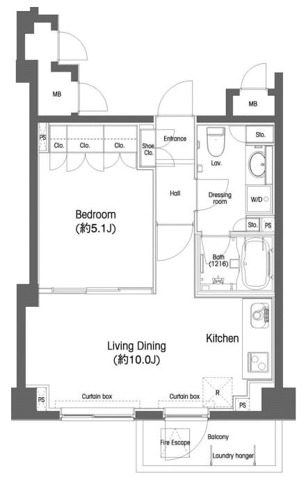 Bタイプ　間取り図