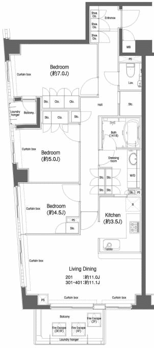 Jタイプ　間取り図