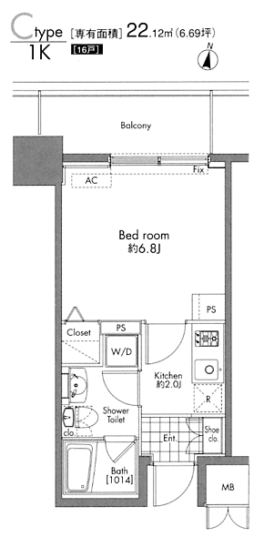 Cタイプ　間取り図