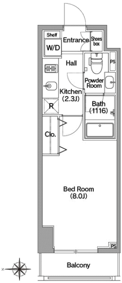 Baタイプ間取り図