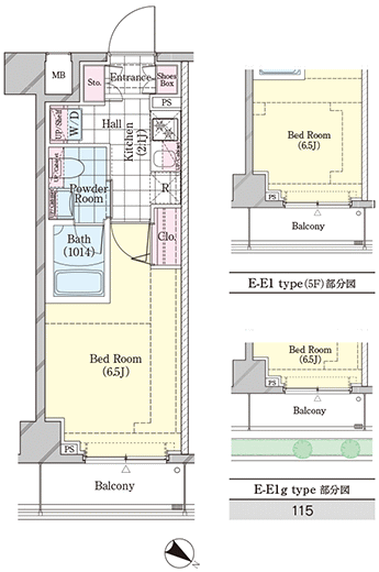 E-E1タイプ・E-E1gタイプ