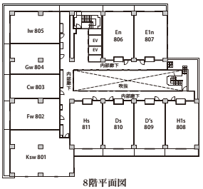 8階平面図