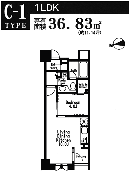 C-1タイプ　間取り図