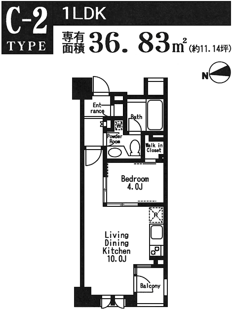 C-2タイプ　間取り図