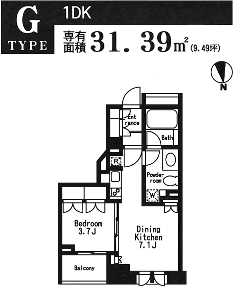 Gタイプ　間取り図