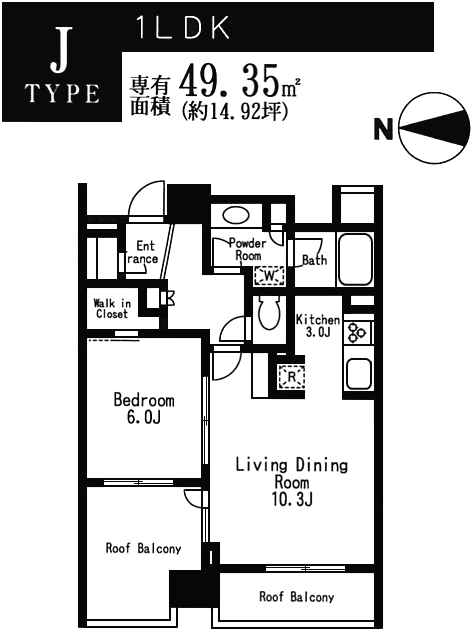 Jタイプ　間取り図