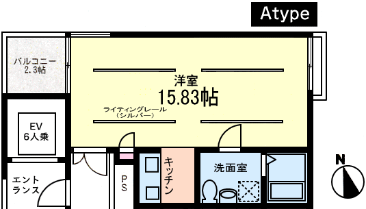 Aタイプ　間取り図