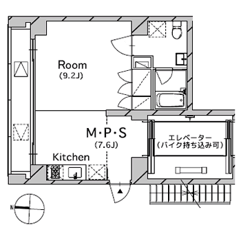 2階～6階　間取り図