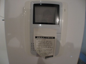 TVモニター付きインターホン