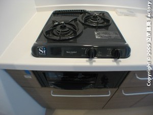 2口ガスコンロ