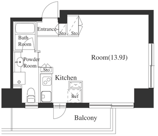 Bタイプ　間取り図