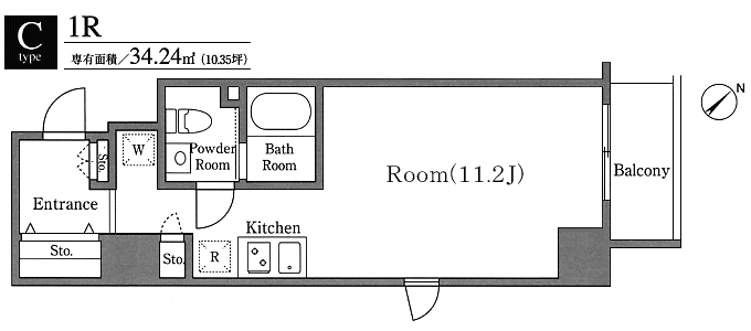 Cタイプ　間取り図