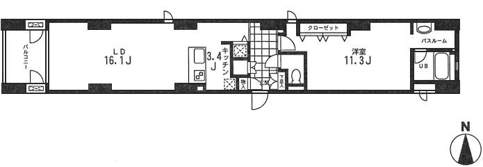 Bタイプ　間取り図