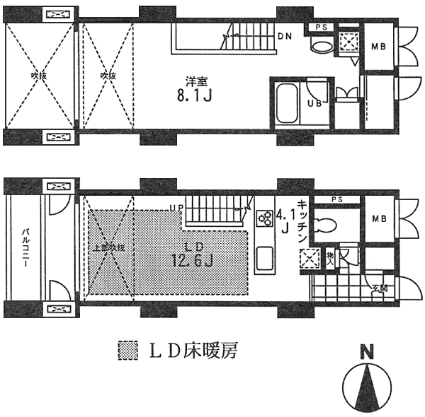 Dタイプ　間取り図