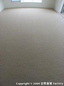 カーペット敷き