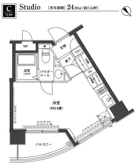 Cタイプ　間取り図