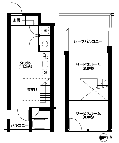 F-2タイプ　間取り図