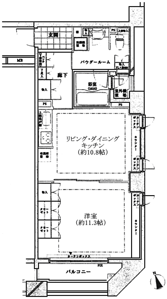 Dタイプ　間取り図