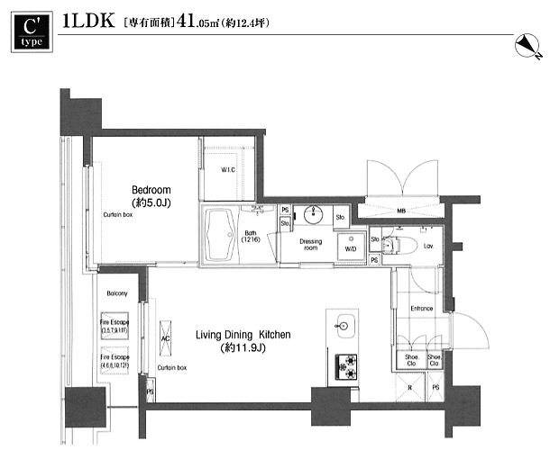 C’タイプ　間取り図