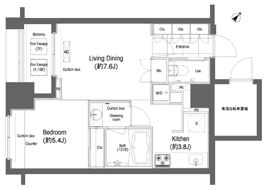 F’タイプ　間取り図