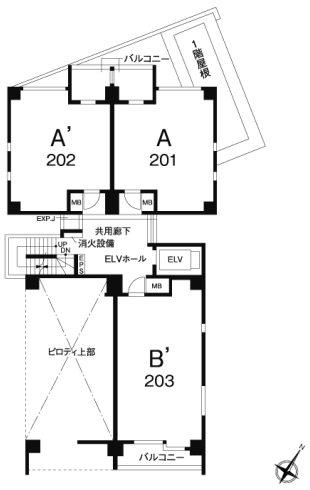 2階平面図