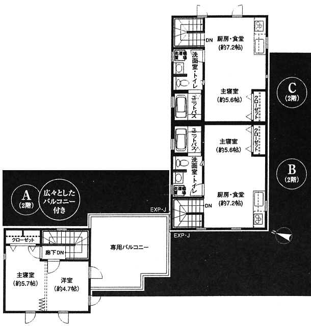 2階　平面図