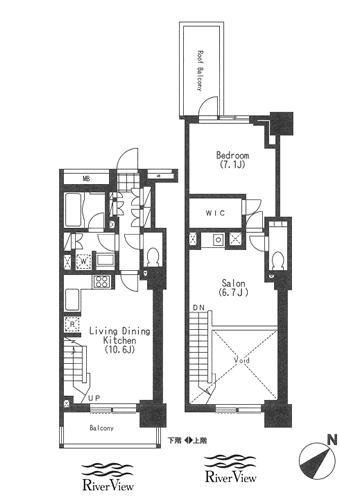 Hタイプ　2LDK　64.10ｍ2