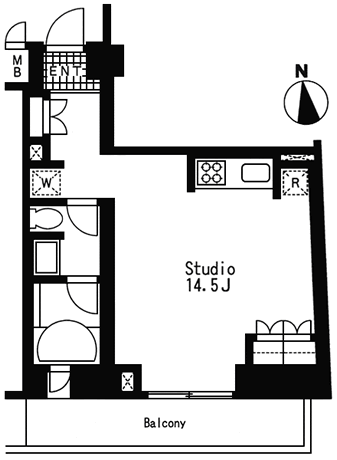 Lタイプ　間取り図