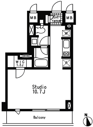 Hタイプ　間取り図