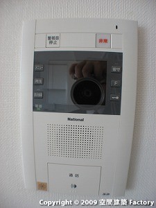 TVモニター付きインターホン