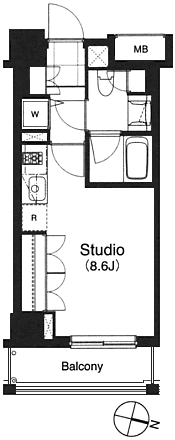 Dタイプ　STUDIO　26.52ｍ2