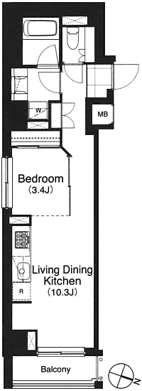 Iタイプ　1LDK　40.82ｍ2