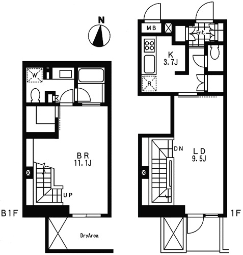 Sタイプ　1LDK　72.98ｍ2