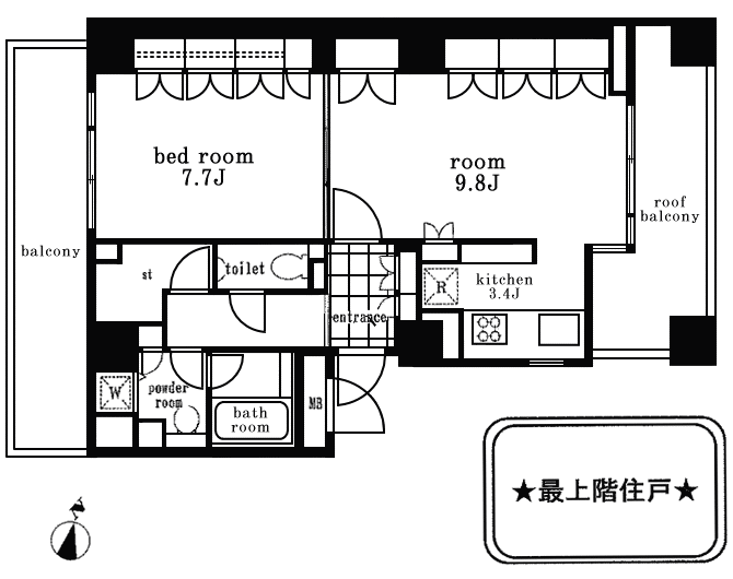 Nタイプ　間取り図