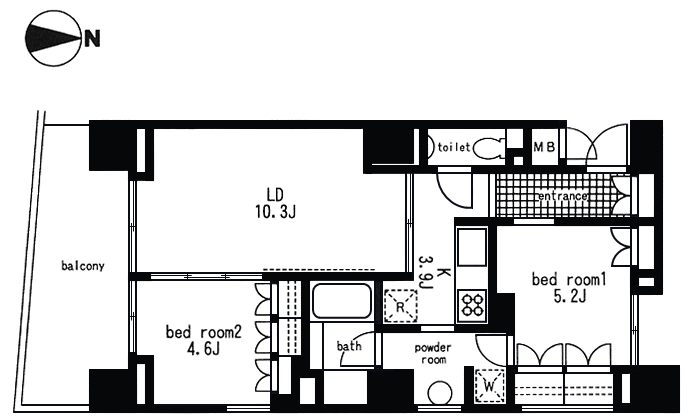 Aタイプ　間取り図